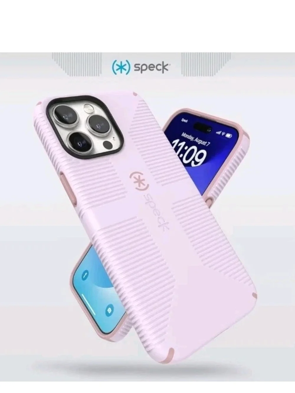 Speck CandyShell Grip Case for iPhone 15 Pro Max - Lilac